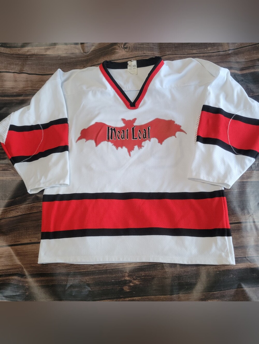 Meat Loaf Band Hockey Jersey Concert Merch Vintage